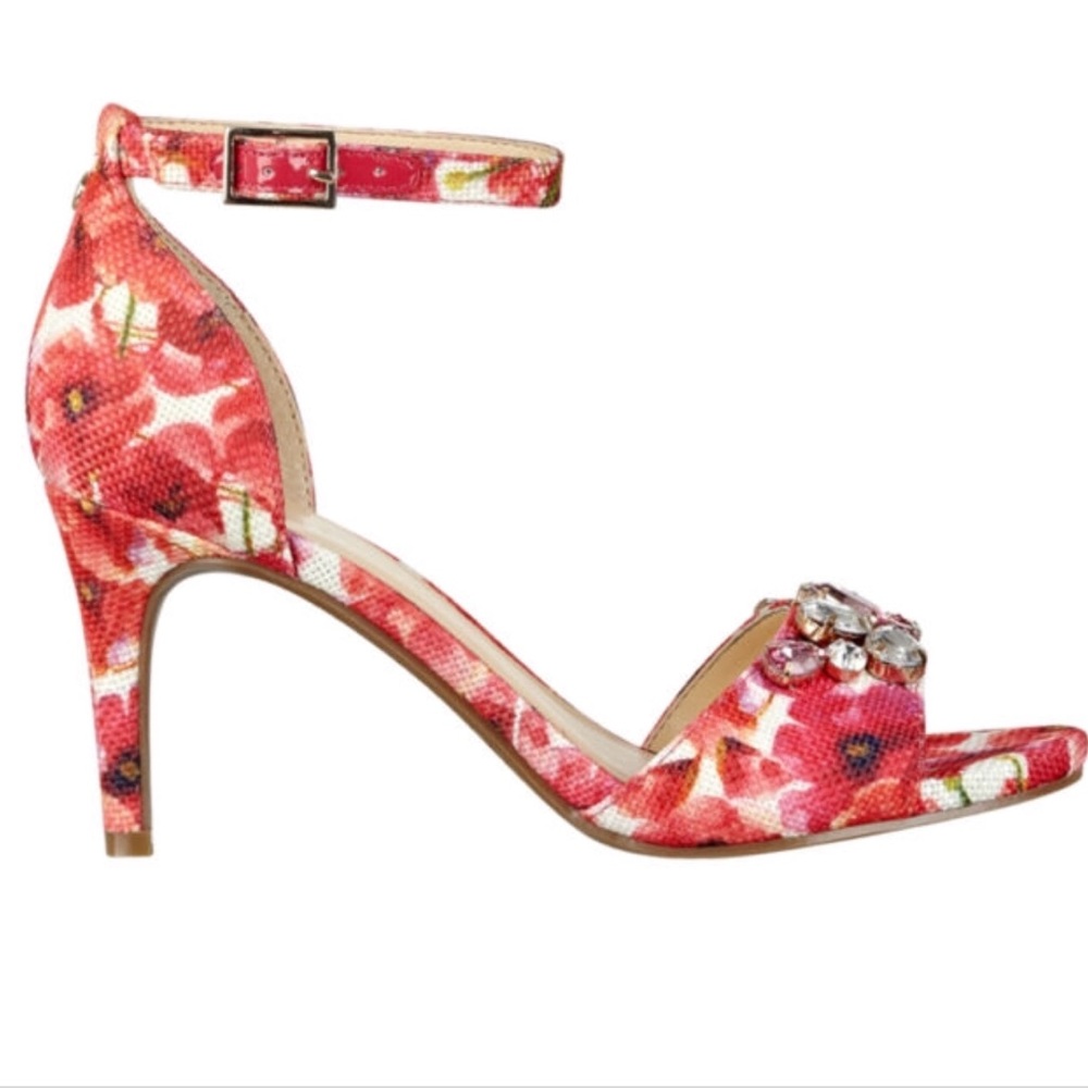 Final ✂️ [Liz Claiborne] Embellished floral heel